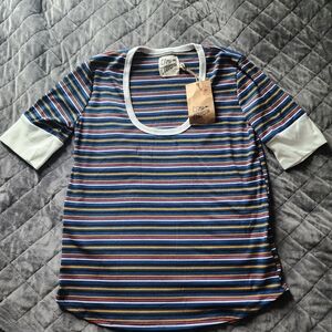 Camp Collection Jackie Stripe Tee Large